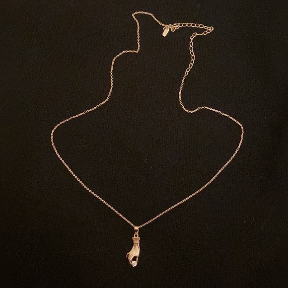 ✨Host Pick✨ Regal Rose Disembodied Hand Necklace - Picture 2 of 3